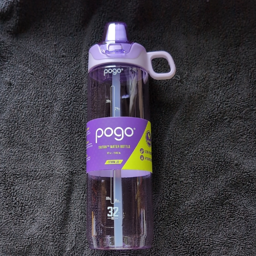 Pogo Purple Tritan Water Bottle